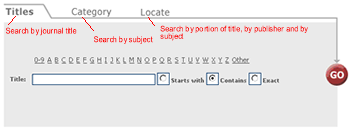 SFX Native Search Interface