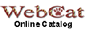 WebCat Online Catalog Logo Black Text