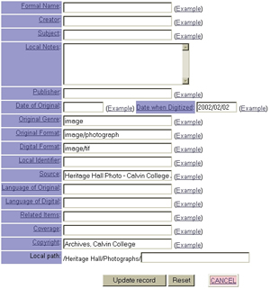 Adding Metadata