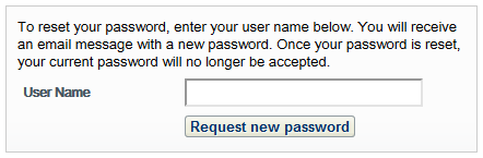 Tipasa Login: Request New Password