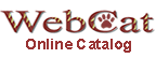 WebCat Online Catalog Logo Red Text