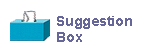 Suggestion Box Logo Blue Text