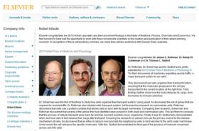 Free Access to 2013 Nobel Laureates Most Cited Articles