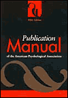 APA Publication Manual Cover