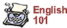 English 101 Logo Red Text