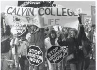 Student Pro-Life demonstration