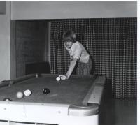 Playing pool