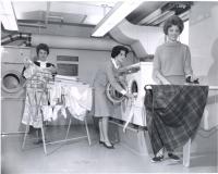 Women in the laundry room