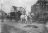 Horse drawn funeral cart